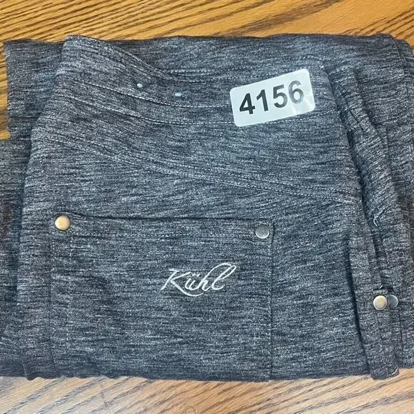 Kuhl Sweatpants Womens 10 Gray Nova Cargo Drawstring Lounge Hiking Outdoor Run - Picture 14 of 14